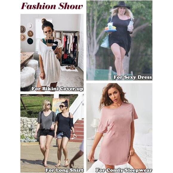 Women's Swimsuit Beach Cover Up Short Sleeve Cover Ups Bathing Suit Coverups - Picture 5 of 6